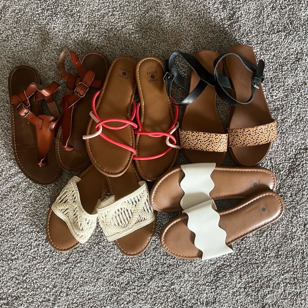 Women’s Sandals Lot